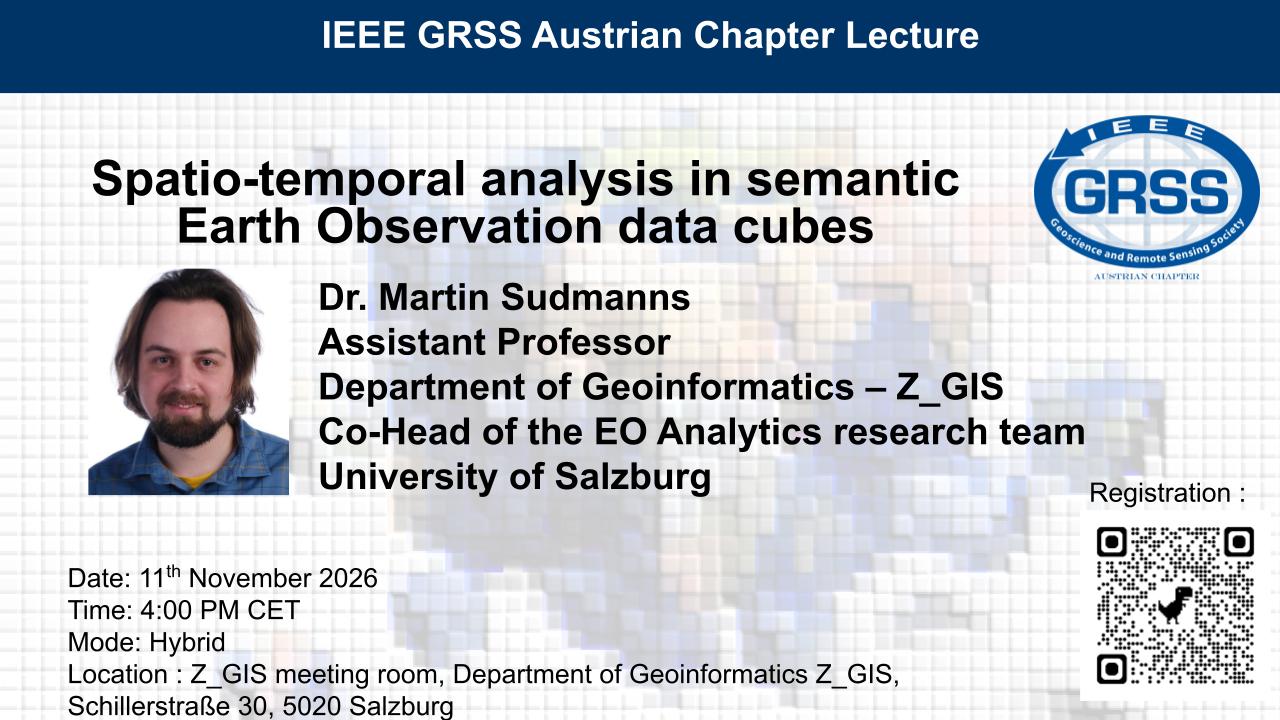 Spatio-temporal analysis in semantic Earth Observation data cubes
